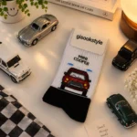 جوراب ساق‌دار طرح Mini Cooper