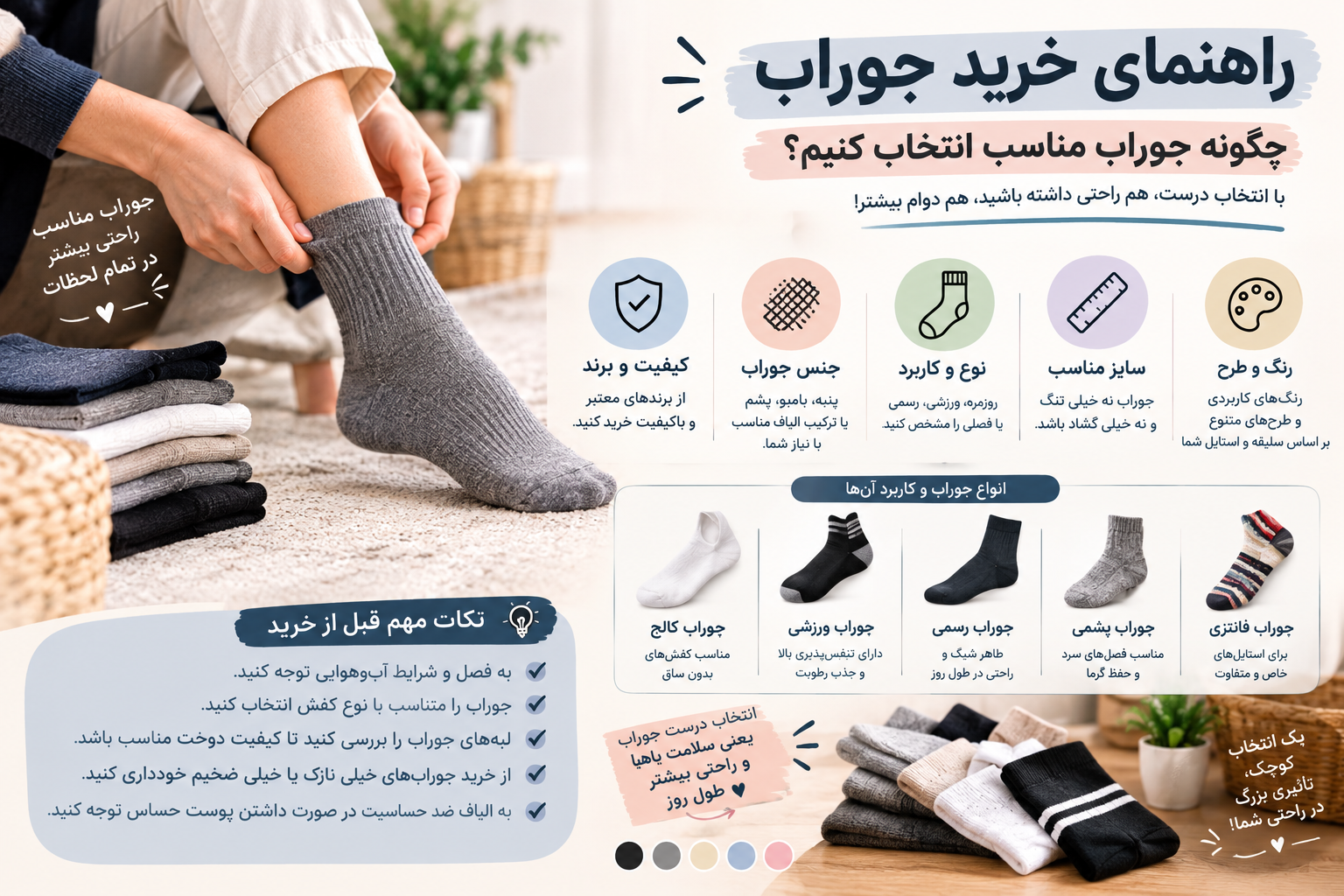 راهنمای-انتخاب-جوراب-