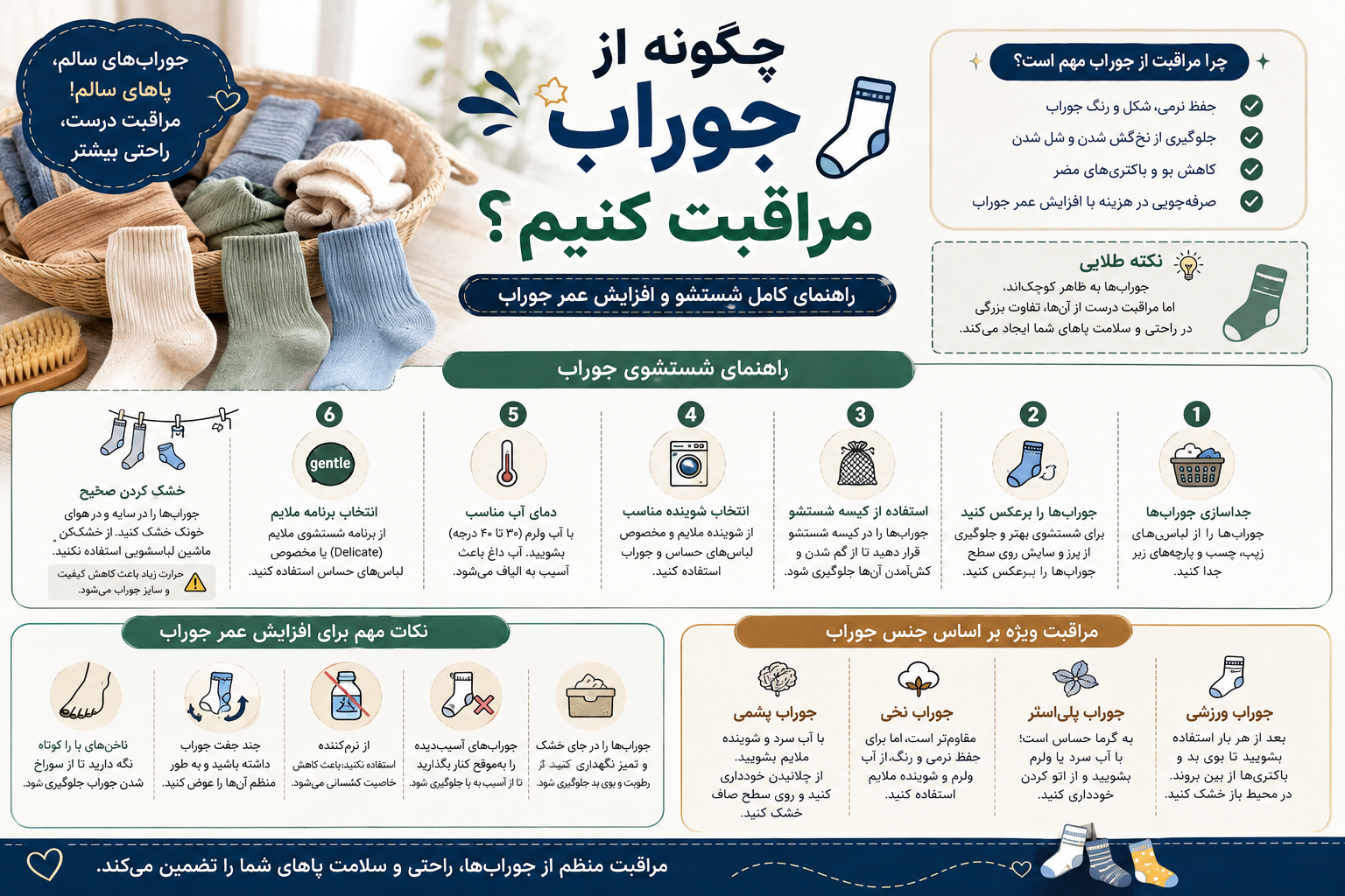 مراقبت-از-جوراب-1