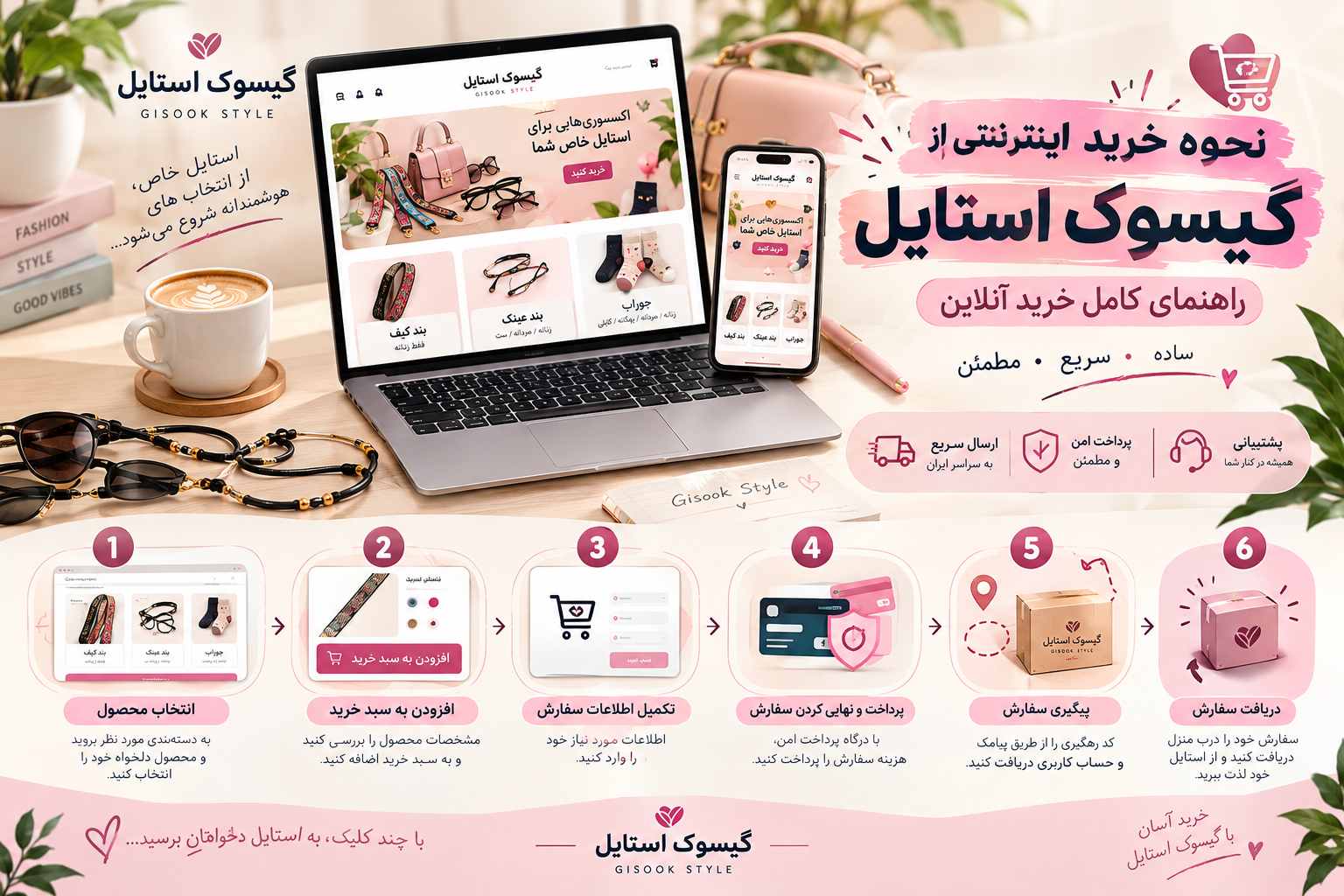نحوه-خرید-اینترنتی-از-گیسوک-استایل-